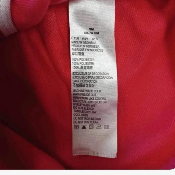 Nike Pink Track Jacket Size  9M - Picture 8 of 9